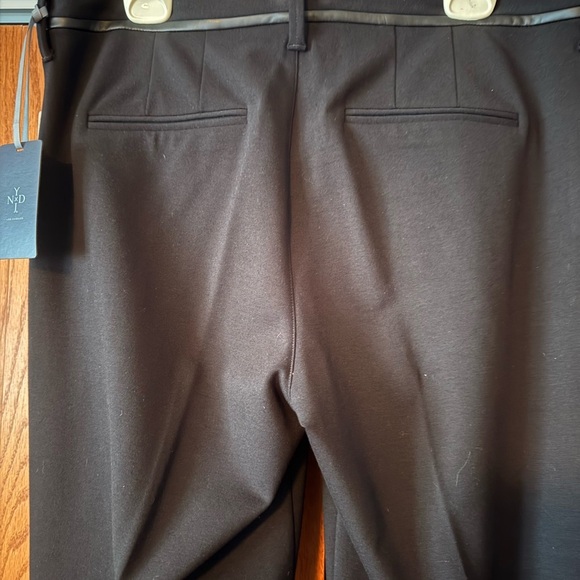 NWT NYDJ Trousers Black Lift Tuck Technology Sz 14 Knit Pants Front Pockets - Picture 4 of 16